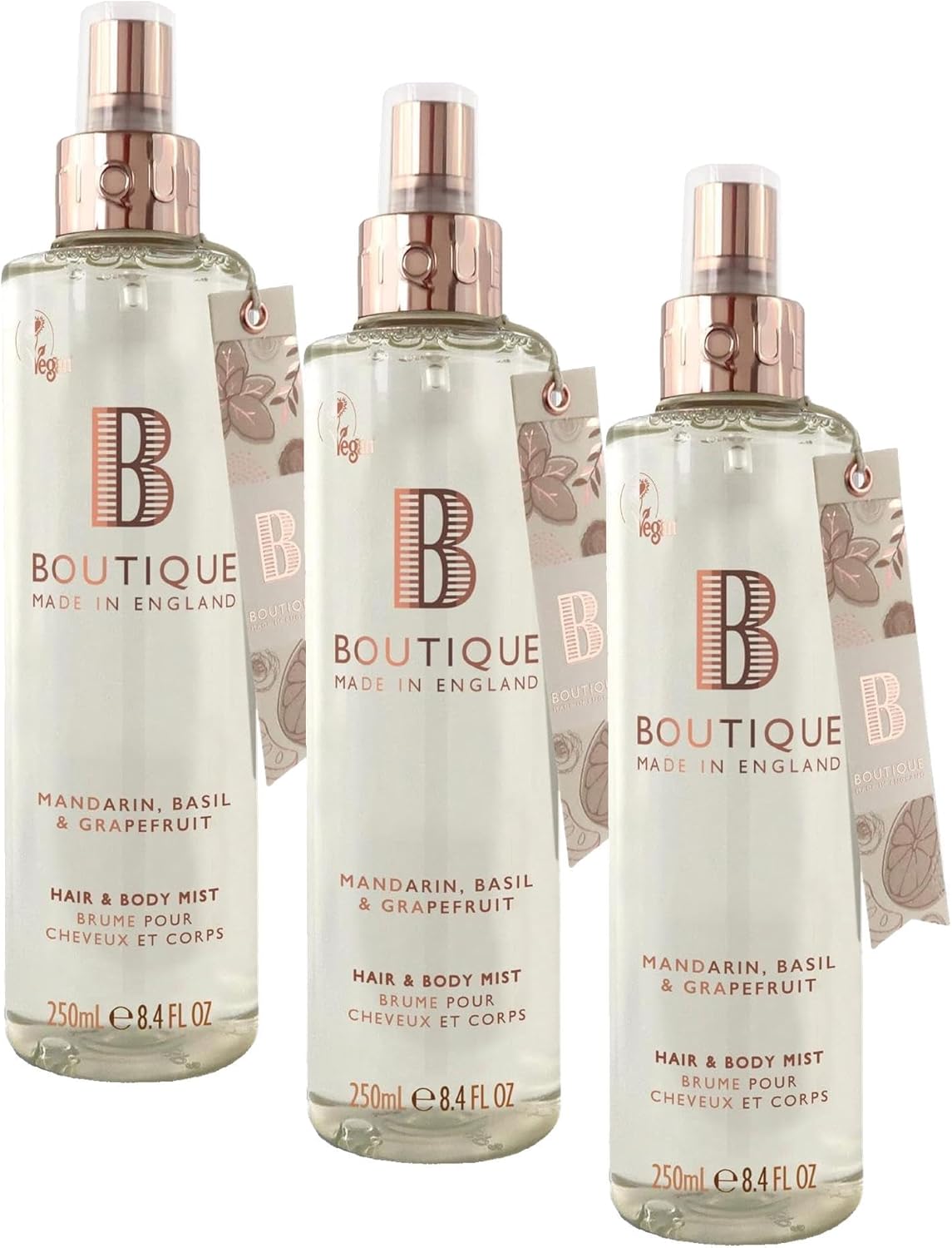 Alternative view of Boutique BM Mandarin Basil & Grapefruit Saç Ve Vücut Spreyi 250 Ml (3 paketi)