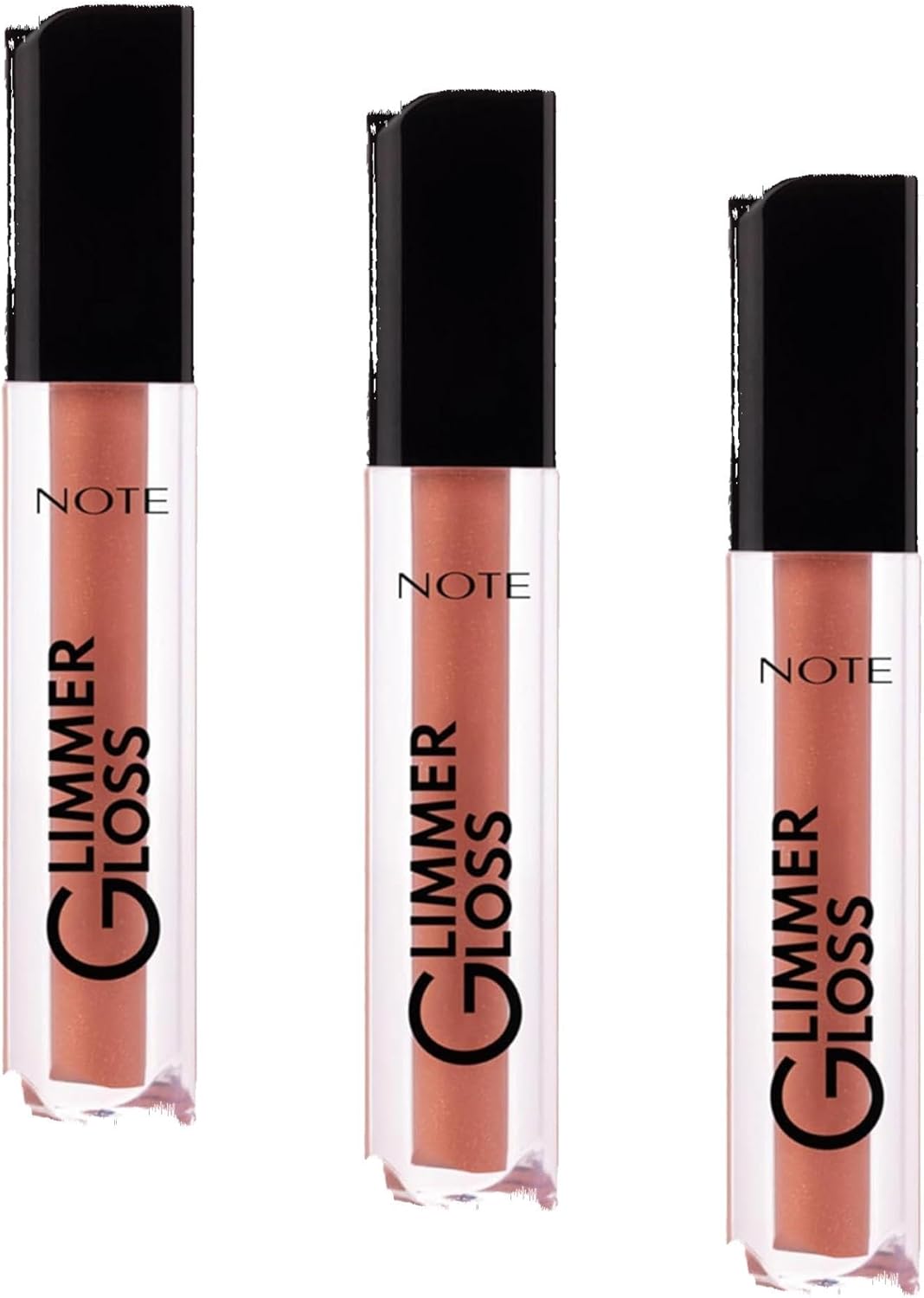 Cosmetics Glimmer Gloss Işıltılı Nemlendirici Dudak Parlatıcısı - 10 Poppy (3 paketi)