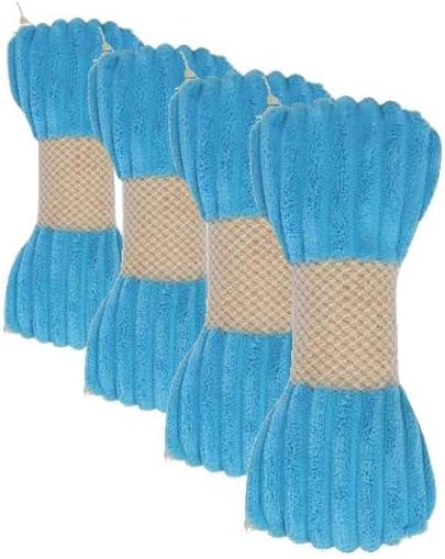 TUGO MAVİ BEJ KEMİK ŞEKİLLİ KÖPEK OYUNCAĞI (4 paketi)