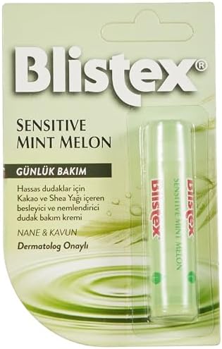 Alternative view of Blistex Sensitive Mint Melon Uzun Süreli Nemlenmeyi Destekleyen Kurtarıcı Dudak Bakım Kremi 4.25 g (4 paketi)