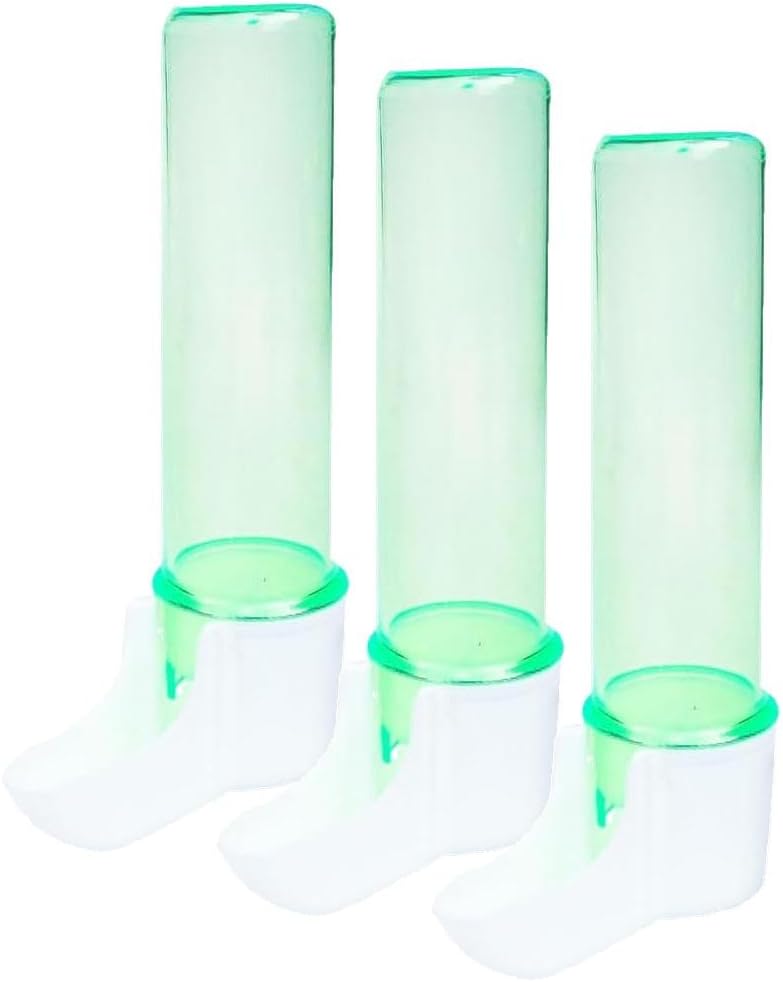Kuş Sulukları, Parmak Suluk 10 cm. 30 ml., Yeşil x 100 adet (3 paketi)