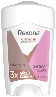 Rexona Clinical Protection Kadın Stick Deodorant Confidence 45 ml (3 paketi)