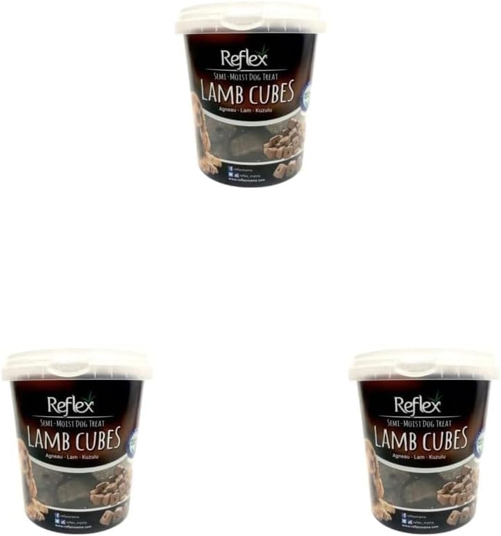 Alternative view of Reflex Lamb Cubes Köpek Ödülü 500 G (3 paketi)