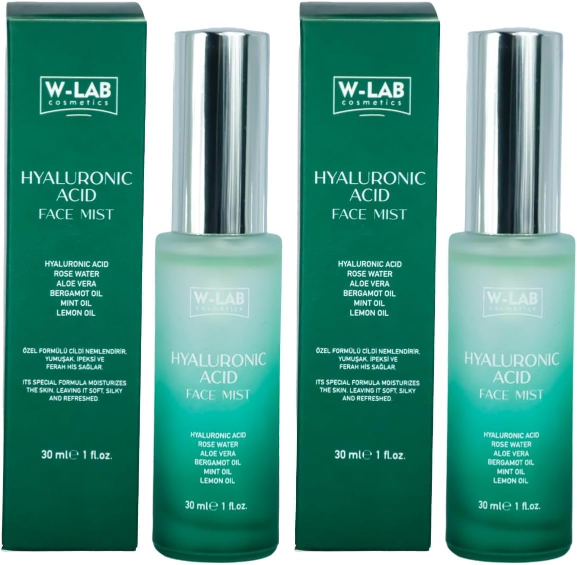 Alternative view of W-Lab Kozmetik Hyaluranic Acid Face Mist 30 Ml (2 paketi)