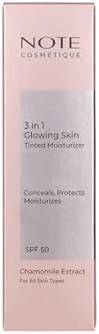 Alternative view of Cosmetics 3 in 1 Glowing Skin Tinted Moisturizer 50 SPF Işıltılı Aydınlatıcı Krem (2 paketi)
