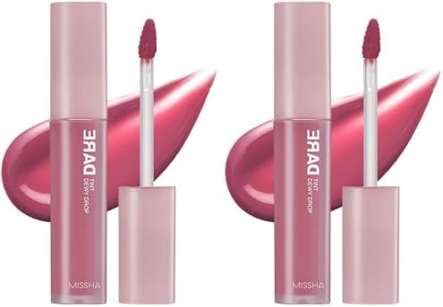 Alternative view of Uzun Süre Kalıcı, Nemli Bitiş Sunan Parlak Tint Dare Tint Dewy Drop (ROSY DROP) (2 paketi)
