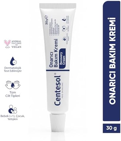 Centesol - Recovery Cream (Onarıcı Cilt Bakım Kremi - Cica Krem) - 30 g (3 paketi)