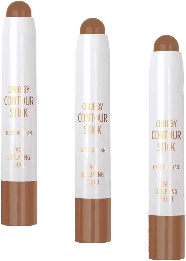 Chubby Contour Stick No:02 Medium Tan - Kontür Kalemi (3 paketi)
