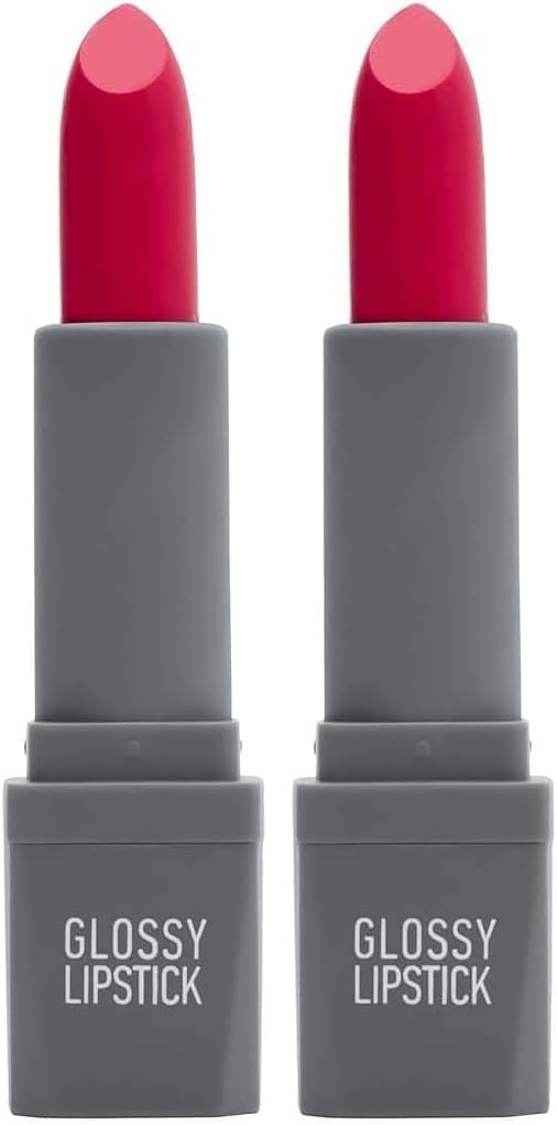 Alternative view of Uzun Süre Kalıcı Yoğun Renk Veren Nemlendirici Parlak Ruj - Glossy Lipstick 318 Deep Fuchsia (2 paketi)