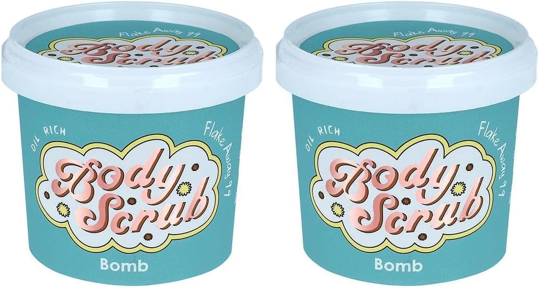 Bomb Cosmetics Flake Away 99 Vücut Peeling 400g (2 paketi)