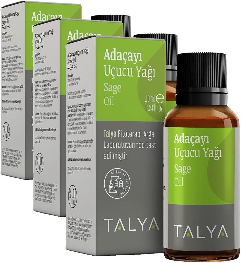 Alternative view of Adaçayı Uçucu Yağı,%100 Saf Ve Doğal, 10 ml (3 paketi)
