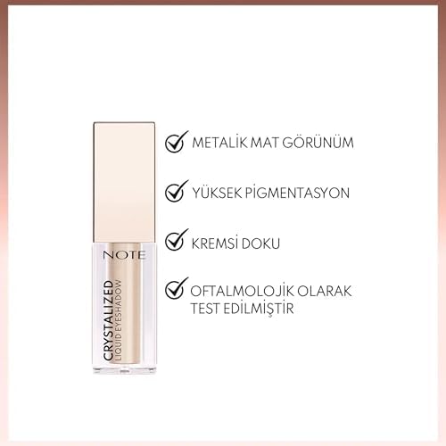Cosmetics Crystalized Eyeshadow Likit Metalik Göz Farı - 09 Cashmere Road (2 paketi)