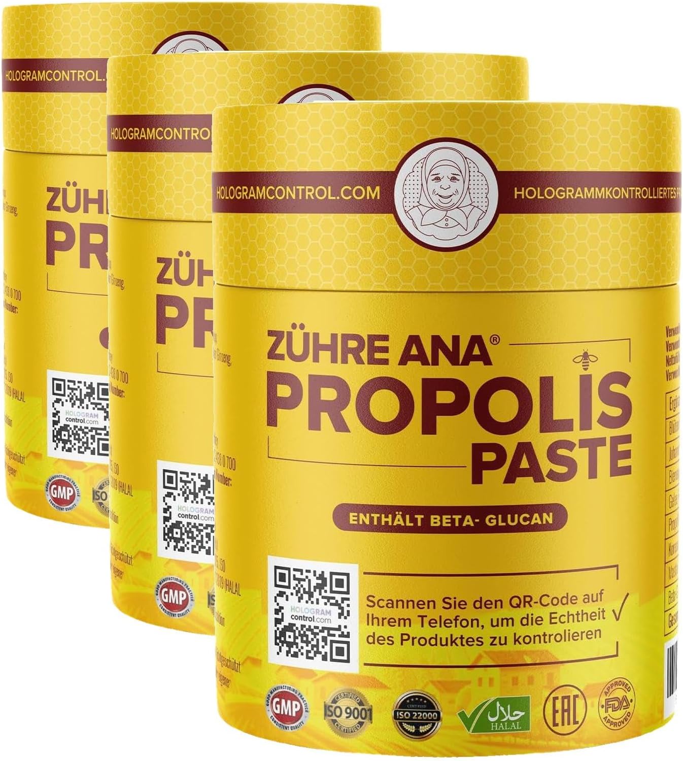 Alternative view of Propolis Macunu - Beta Glukan Ve Ginseng Katkılı Hologramlı Ürün (3 paketi)