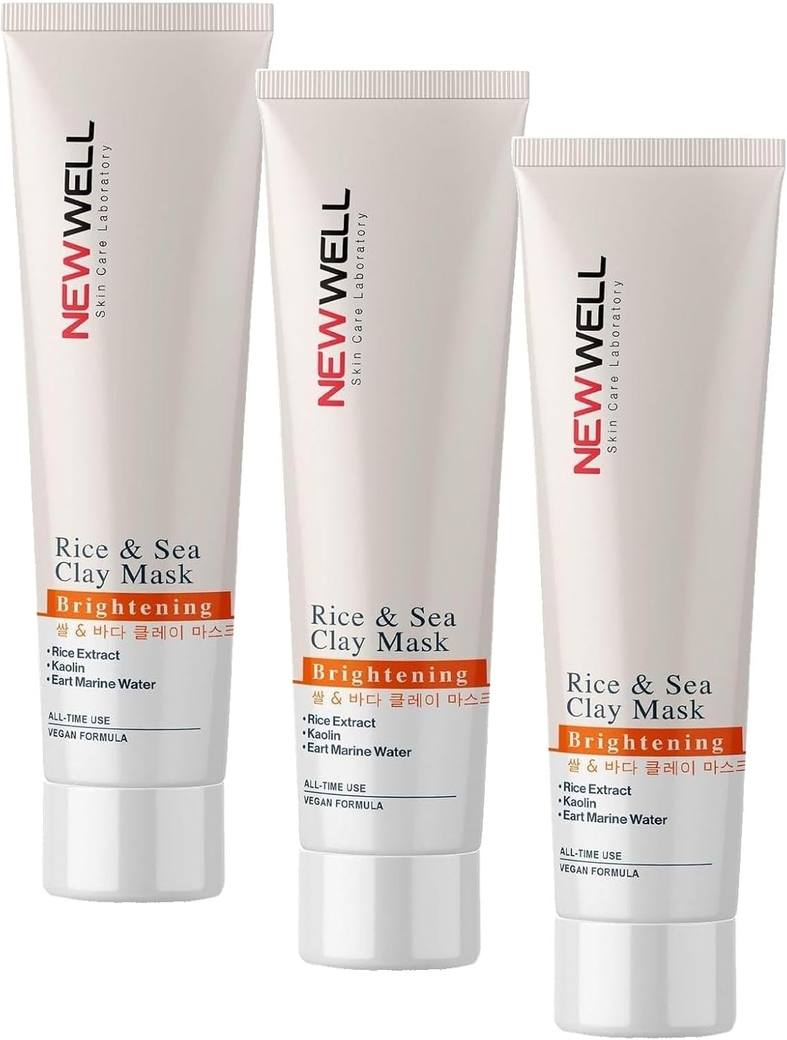 Rice & Sea Clay Mask Pirinç Ve Deniz Özlü Kil Maskesi 100 Ml, T1214 (3 paketi)