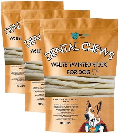 Alternative view of Beyaz Çubuk Köpek Ödül Ve Çiğnemi Kemiği- 40 Adet Maxi Paket (3 paketi)