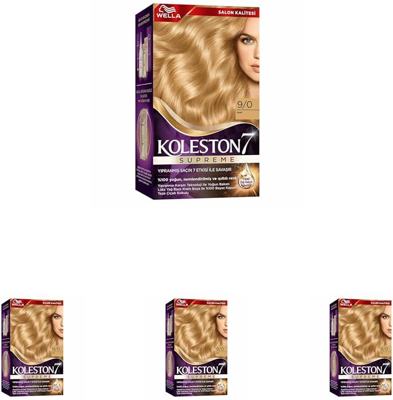 Supreme Saç Boyası 9/0 Sarı (4 paketi)
