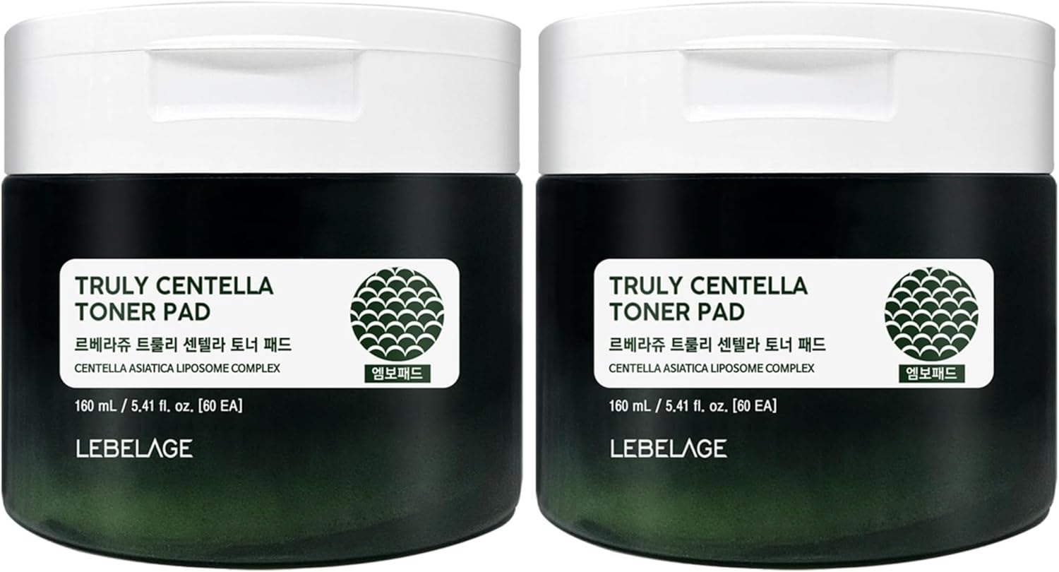 Hassas Ciltler İçin Centella Tonikli Ped Centella Toner Pad 60 adet (2 paketi)