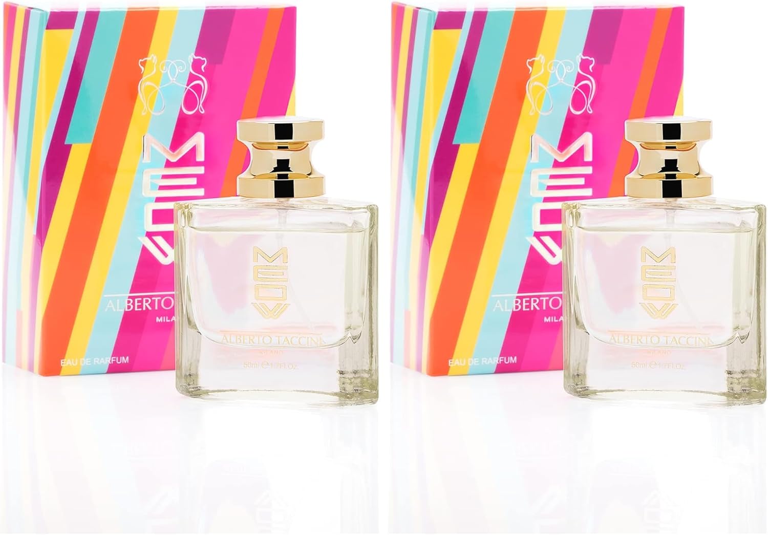Alberto Taccini Meow Kadın Parfümü 50 ml 1 Paket (1 x 50 ml) (2 paketi)
