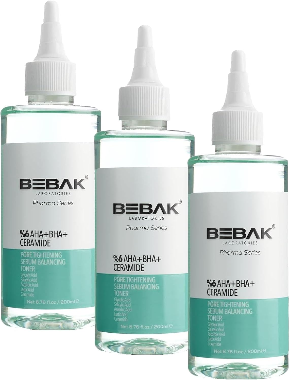 Alternative view of Bebak Pharma Gözenek Sıkılaştırıcı Tonik 200 ml (3 paketi)