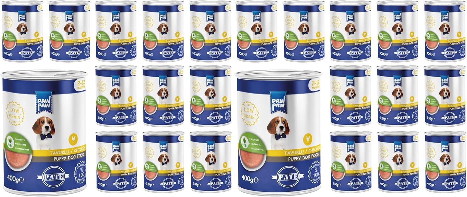 Alternative view of Pawpaw Yavru Köpek Tavuklu Pate 400 Gr x 12 Adet (2 paketi)