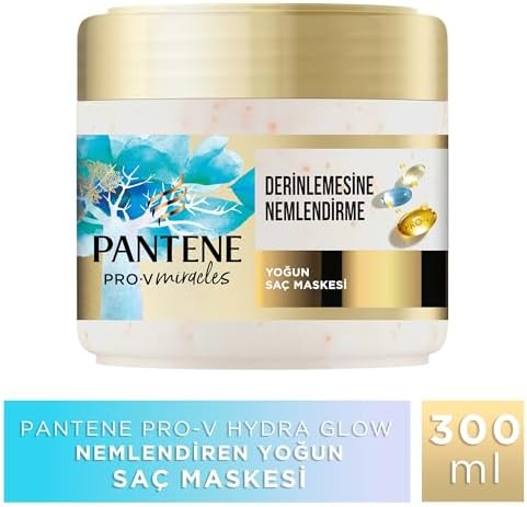 Alternative view of PANTENE PRO-V Miracles Hydra Glow Nemlendirici Maske Kuru Saçlar için 300 ml (2 paketi)