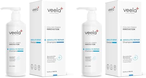 Veela İşlem Görmüş Saçlar İçin Onarıcı Bakım Şampuanı Absolute Repair Shampoo (2 paketi)