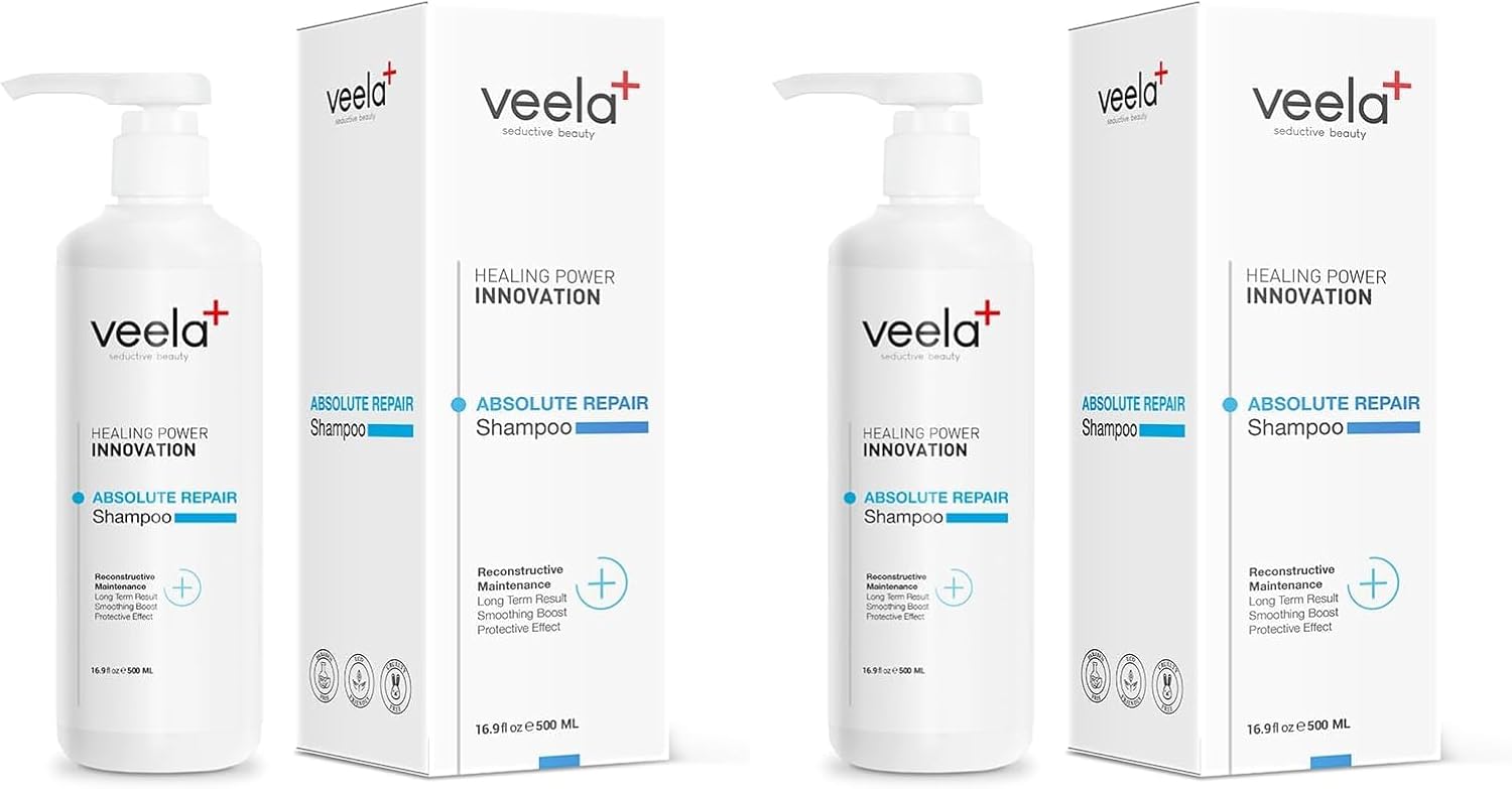Alternative view of Veela İşlem Görmüş Saçlar İçin Onarıcı Bakım Şampuanı Absolute Repair Shampoo (2 paketi)