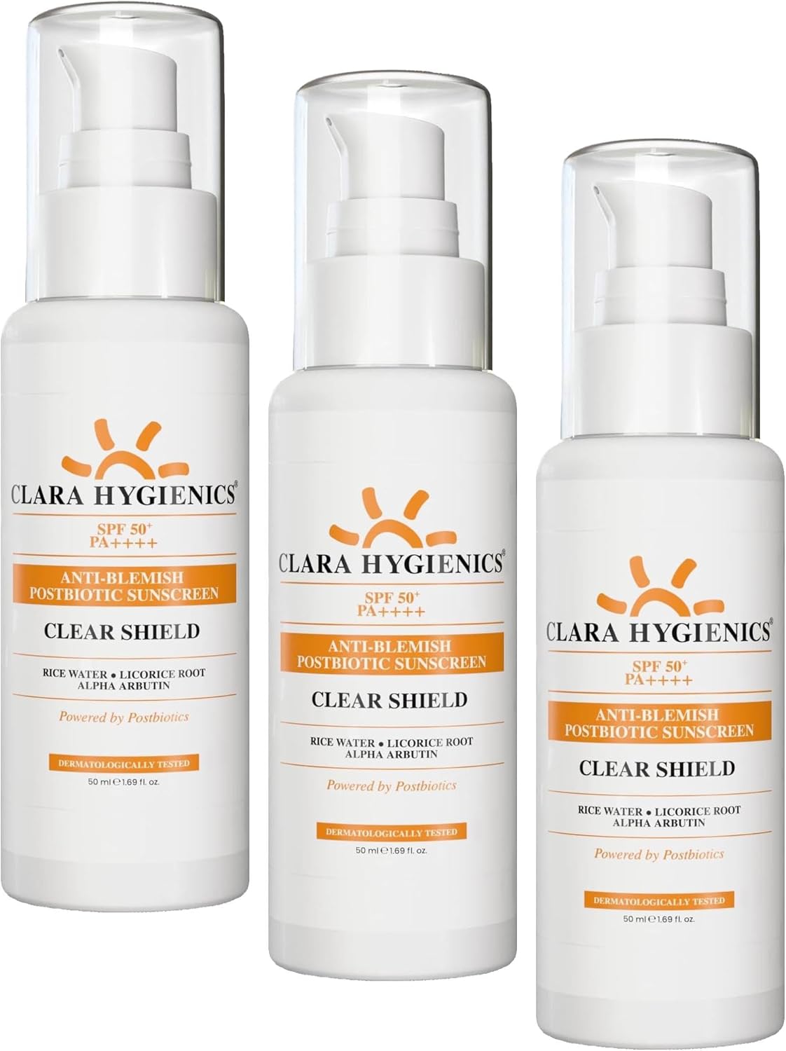 Anti-Blemish Postbiotic Sunscreen 50 ml Güneş Kremi (3 paketi)