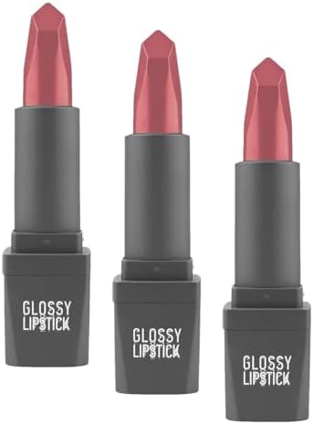 Alternative view of Uzun Süre Kalıcı Yoğun Renk Veren Nemlendirici Parlak Ruj - Glossy Lipstick 314 Dirty Rose (3 paketi)