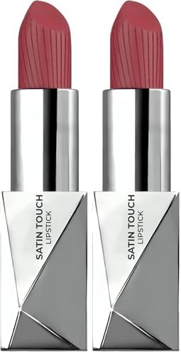 Alix Avien Uzun Süre Kalıcı Nemlendirici Pürüzsüz Etkili Yarı Mat Ruj Satin Lipstick 823 Bright Burgundy (2 paketi)