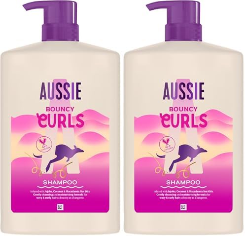Alternative view of Aussie Bouncy Curls Dalgalı ve Kıvırcık Saçları Arındıran ve Nemlendiren Şampuan 1000ml (2 paketi)
