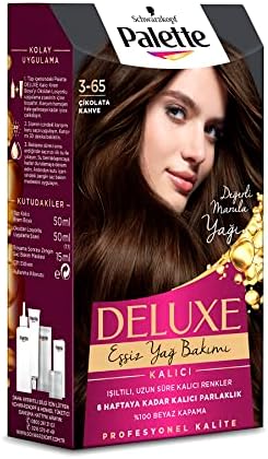 Deluxe 3-65 Çikolata Kahve Saç Boyası (4 paketi)