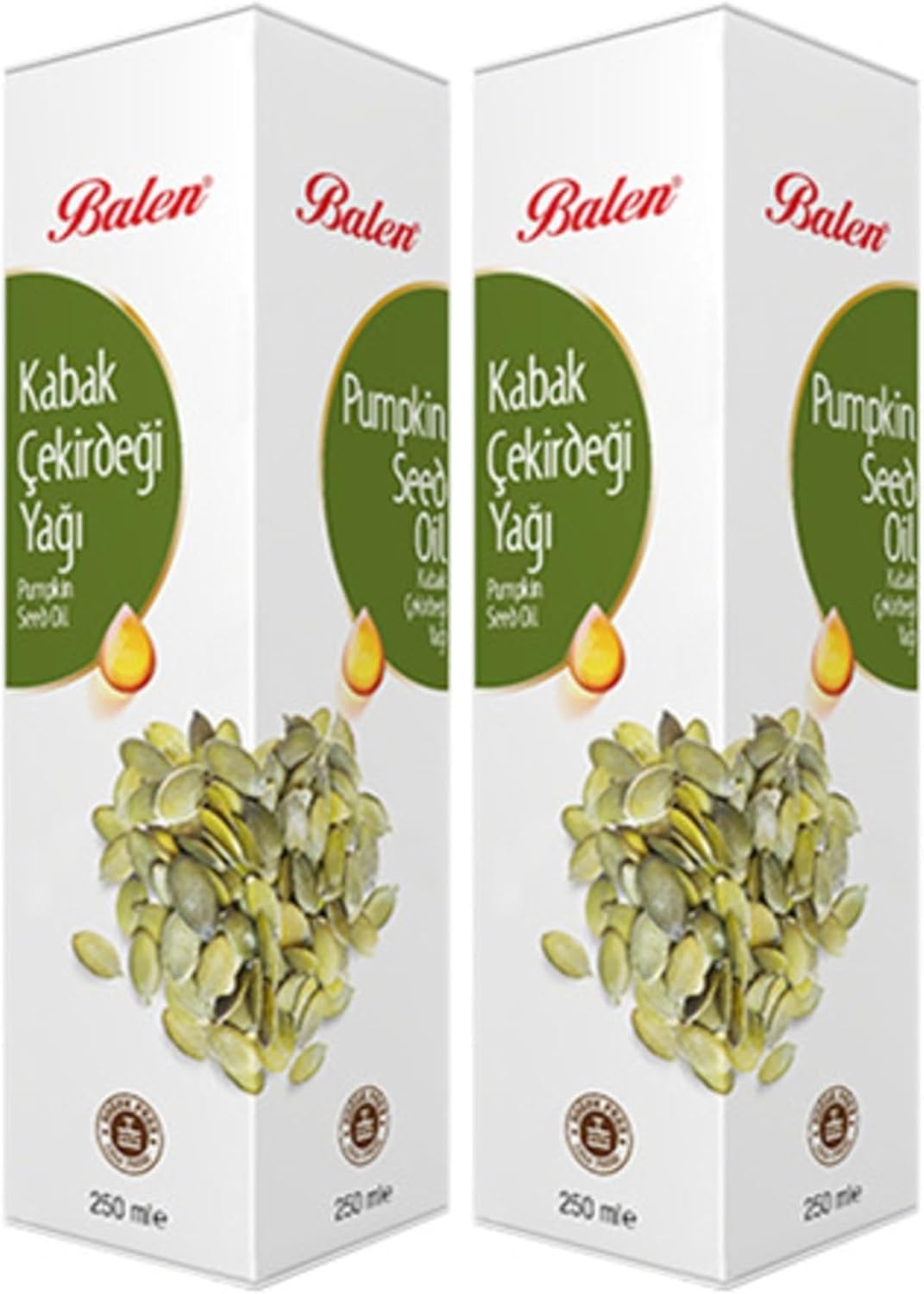 Balen Kabak Çekirdeği Yağı (Soğuk Pres) (2 paketi)
