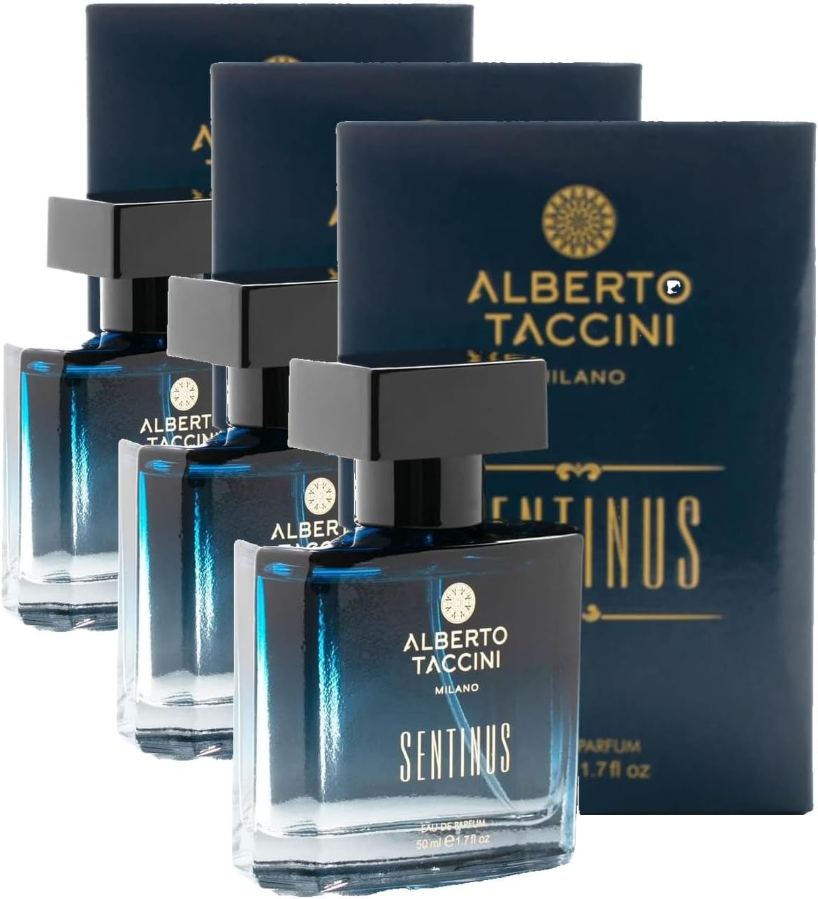 Alberto Taccini Sentinus Erkek Parfümü 50 ml (3 paketi)