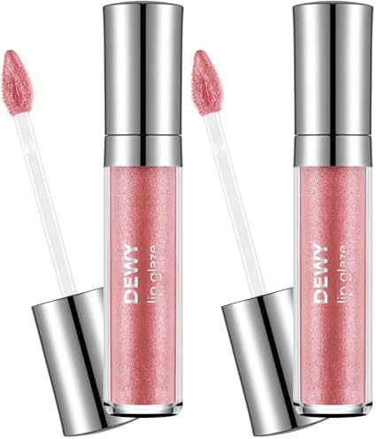 Dewy Lip Glaze Parlak & Dolgun Görünüm Veren Yapışmayan Dudak Parlatıcısı 027 PERFECT MOMENTS (2 paketi)