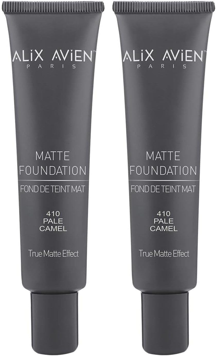Alternative view of Uzun Süre Kalıcı Doğal Mat Bitişli E Vitamini Içeren Mat Fondöten - Foundation 410 Pale Camel (2 paketi)