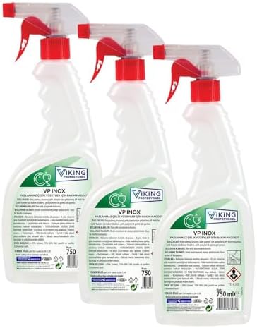Alternative view of VP Inox Paslanmaz Çelik Yüzeyler İçin Bakım Maddesi 750 ml (3 paketi)