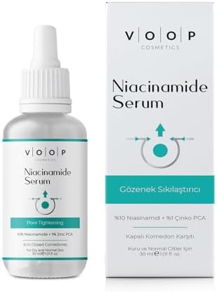 VOOP Niacinamide, Gözenek Sıkılaştırıcı Serum 30 ml (3 paketi)