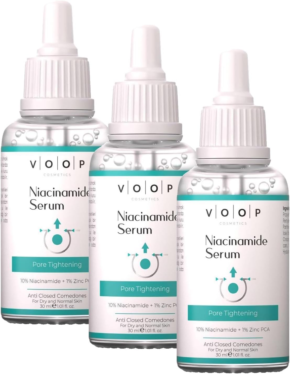Alternative view of VOOP Niacinamide, Gözenek Sıkılaştırıcı Serum 30 ml (3 paketi)