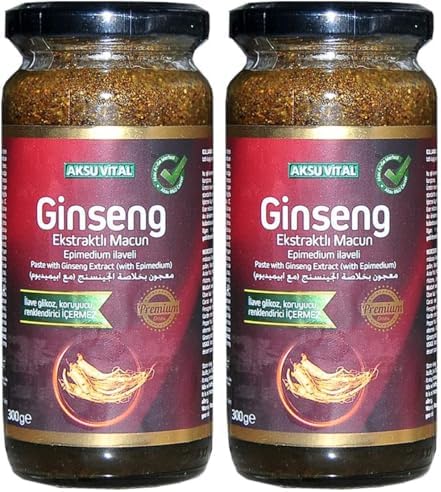 AKSU VİTAL AksuVital Ginseng Ekstraktlı Macun Epimedium İlaveli 300 gr 1 Paket (1 x 300 g) (2 paketi)