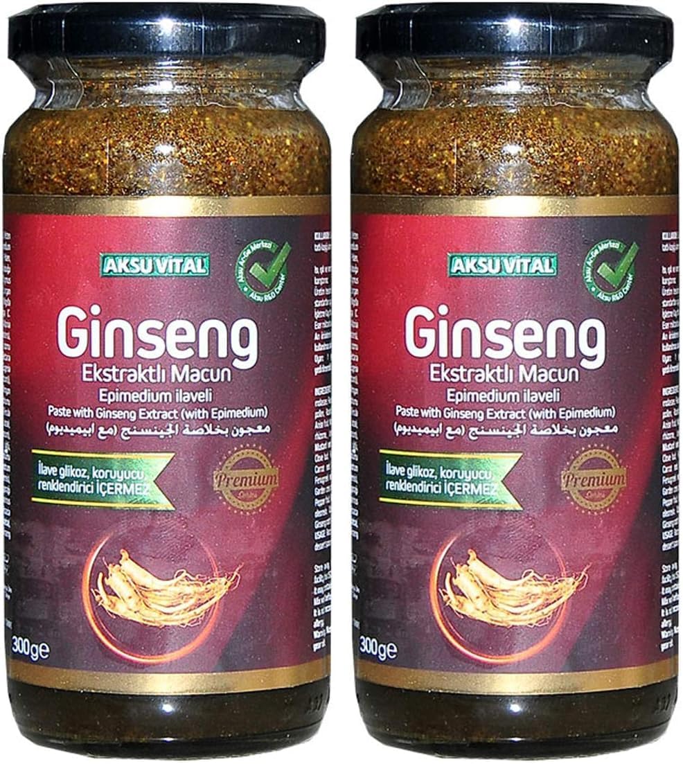 Alternative view of AKSU VİTAL AksuVital Ginseng Ekstraktlı Macun Epimedium İlaveli 300 gr 1 Paket (1 x 300 g) (2 paketi)