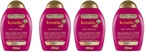 Alternative view of OGX Keratin Yağı İçeren Şampuan, 385 ml, 4'li Paket