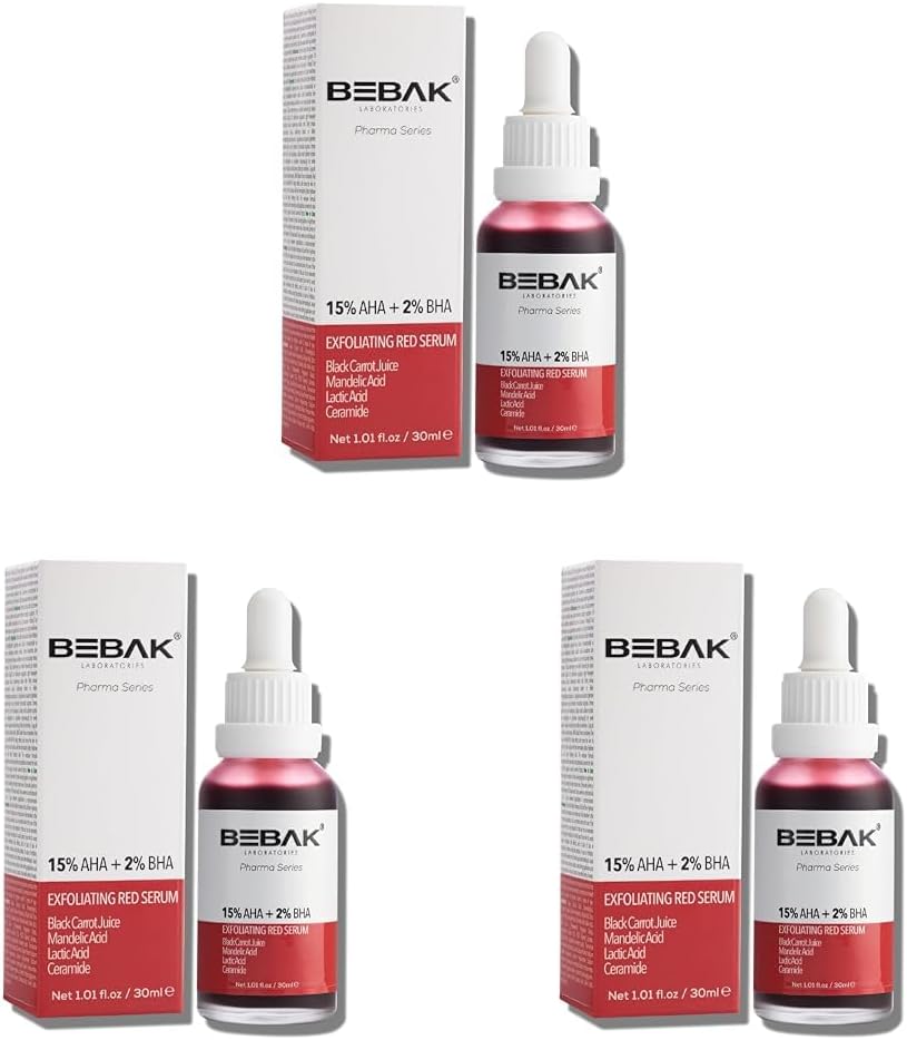 Alternative view of Bebak Pharma Serisi Peeling Kırmızı Serum 30 Ml (3 paketi)