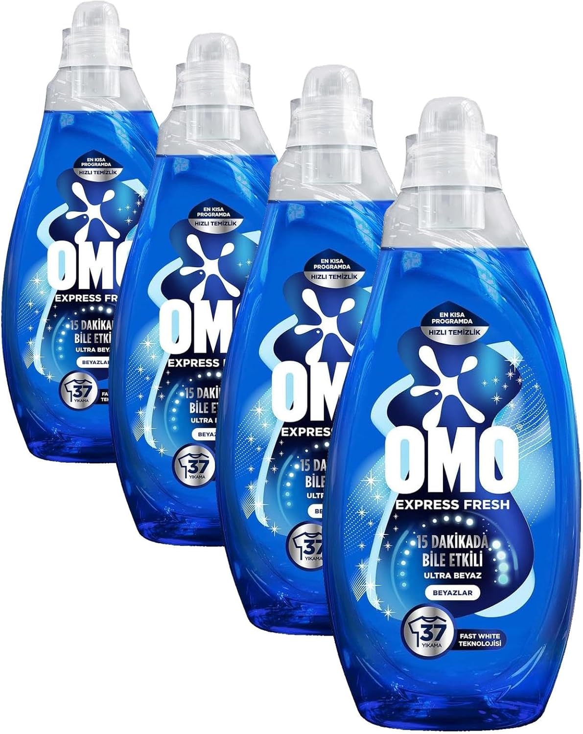 Fresh Ultra Beyaz Sıvı Çamaşır Deterjanı 1480 ml (4 paketi)
