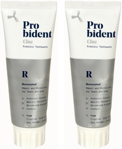Probident Clinic Doğal Yoğun Bakım Resveratrol Içeren Florürsüz Diş Macunu Anında Beyazlatıcı Etki (2 paketi)