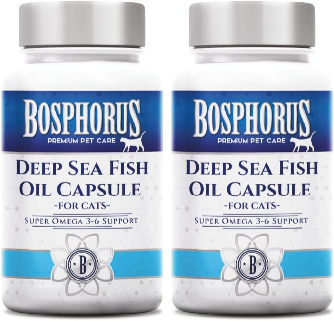 BOSPHORUS Kediler İçin Derin Deniz Balık Yağı (2 paketi)