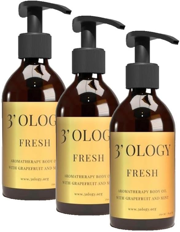 Alternative view of 3'OLOGY Body Oil With Grapefruit And Mint, 250 ml (3 paketi)