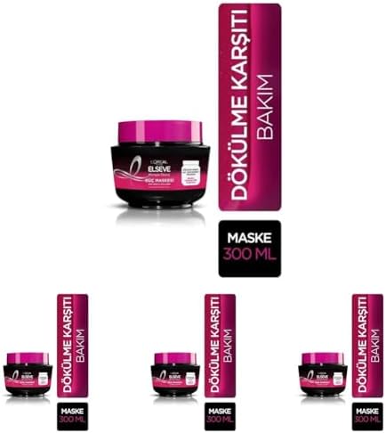 Alternative view of Elseve Arginine Direnç X3 Dökülme Karşıtı Maske 300 ml (4 paketi)