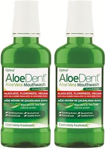 Alternative view of Aloe Dent Alkolsüz ve Florürsüz Ağız Kokusu Önleyici Doğal Ağız Bakım Suyu - 250 ml (2 paketi)