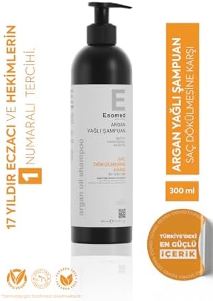 Alternative view of Saç Dökülmesine Karşı Argan Yağlı Biotin, Keratin, E Vitamini Ve Bitki Özlü Şampuan 300ml (2 paketi)